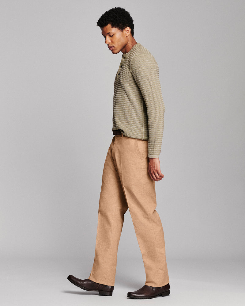 Garment Dyed Links Henley