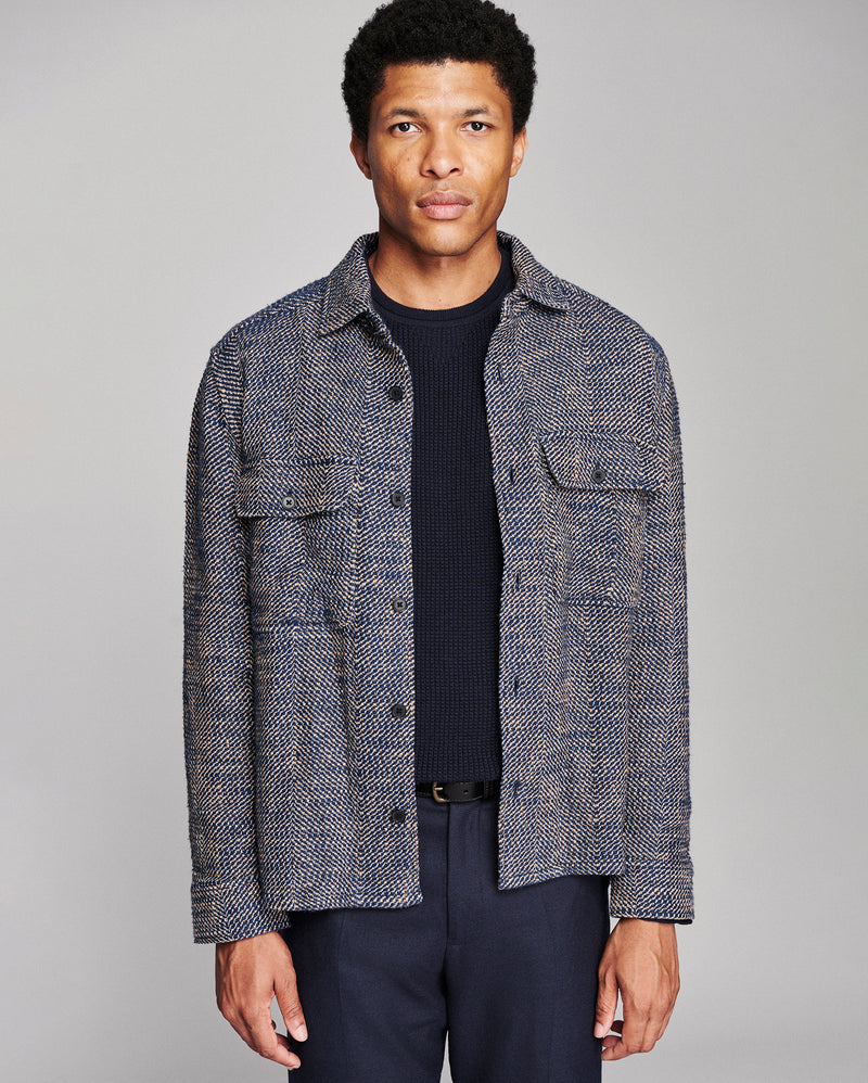 Herringbone CPO Overshirt