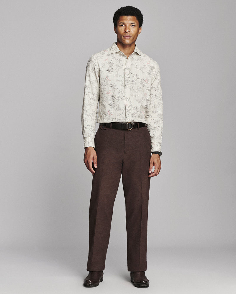 Cardinal Grid Cedar Shirt