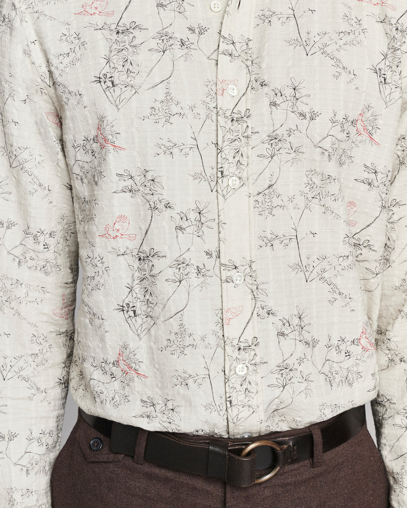 Cardinal Grid Cedar Shirt