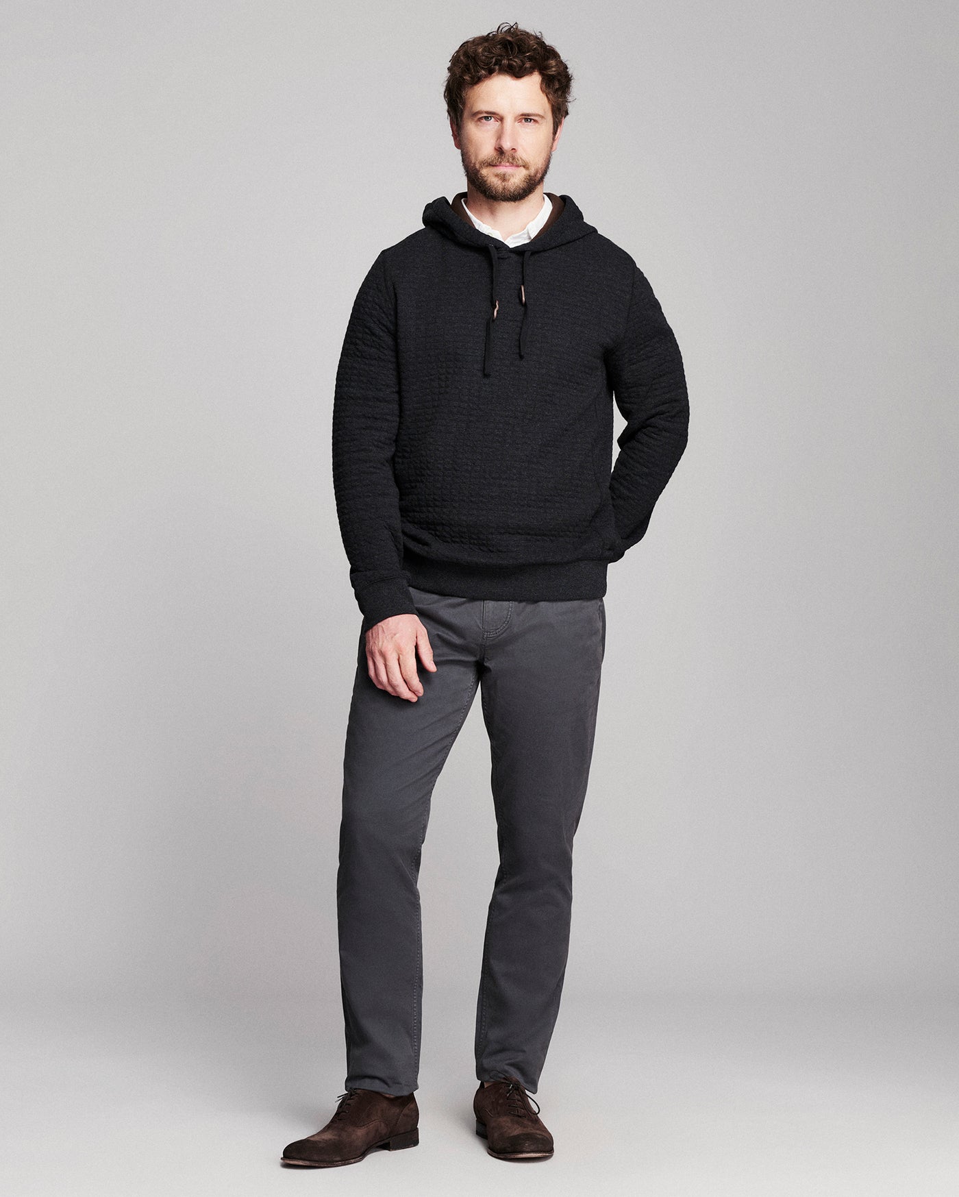 Model is 6'2" wearing size medium.