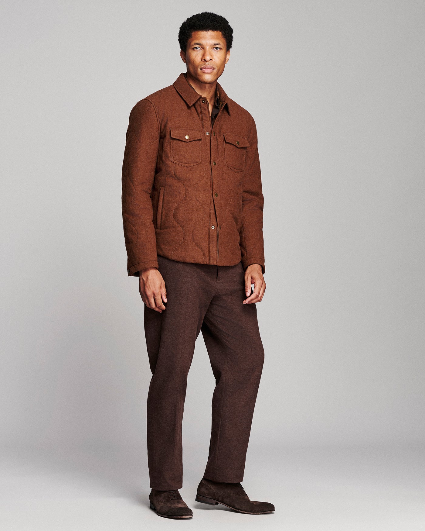Model is 6'2" wearing size medium.