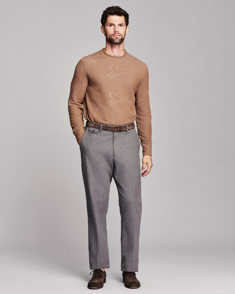 Numajiri Fox Jacquard Sweatshirt