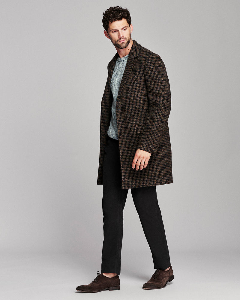 Houndstooth Hendrik Overcoat