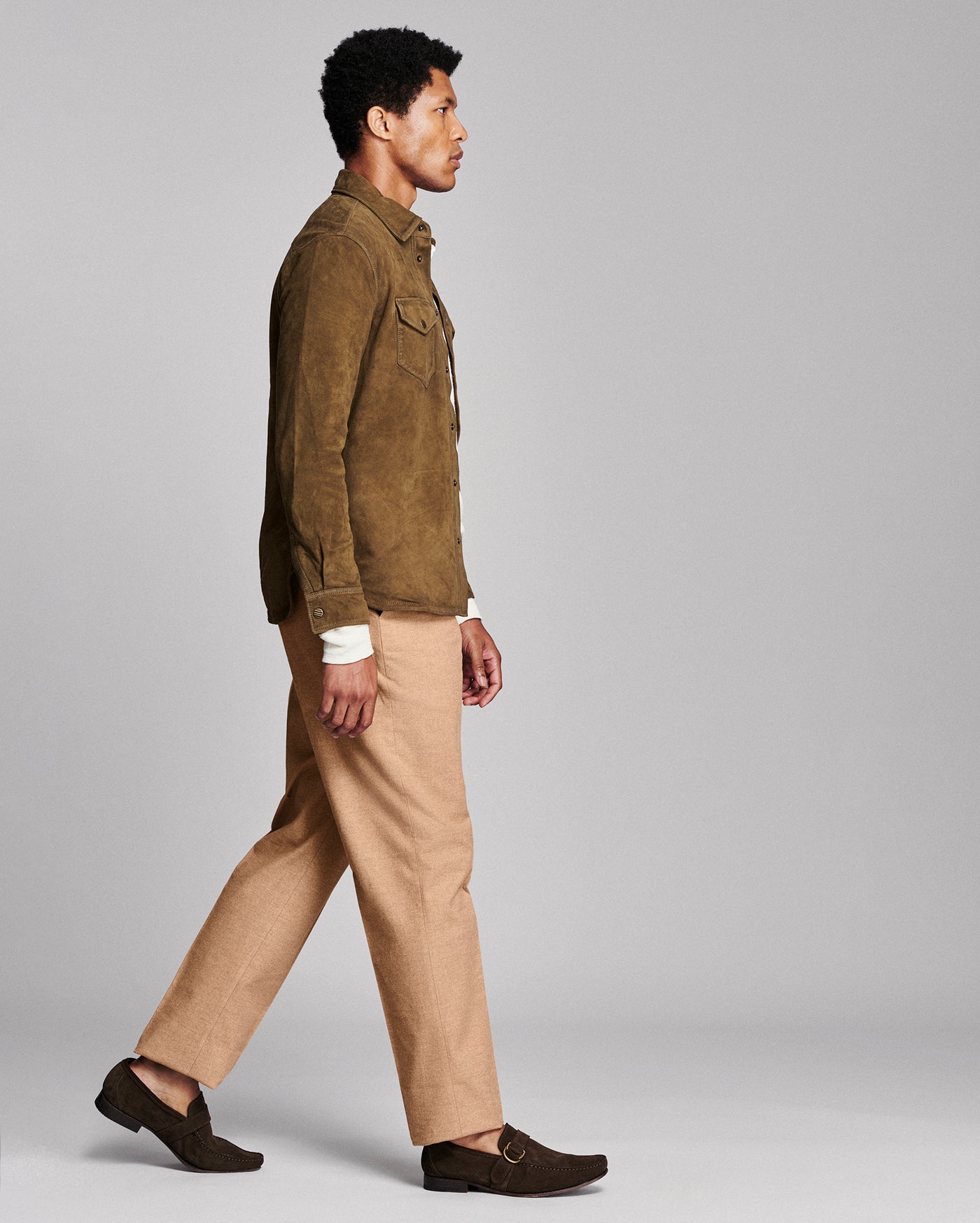Savoy Waxed Suede Workshirt