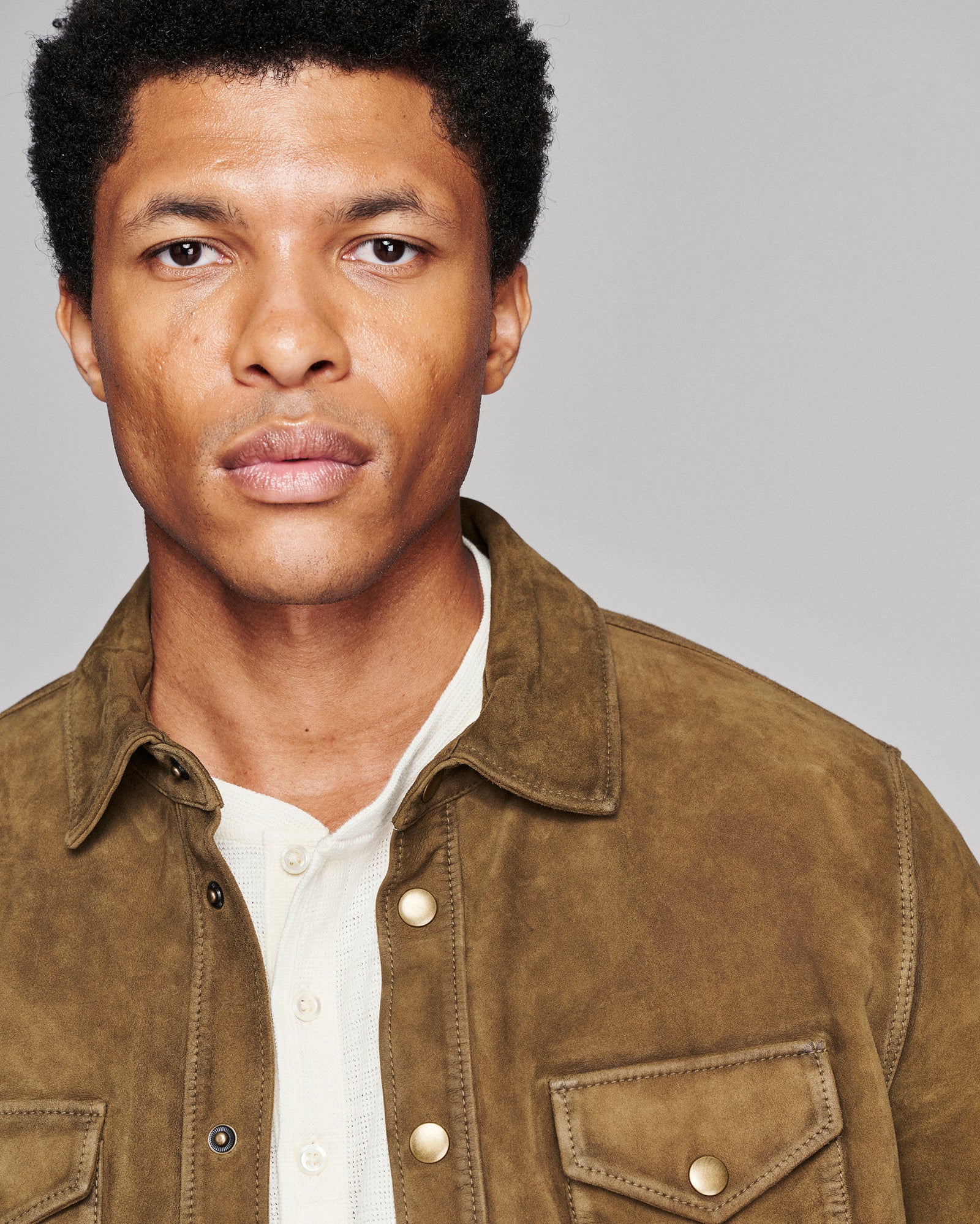 Savoy Waxed Suede Workshirt