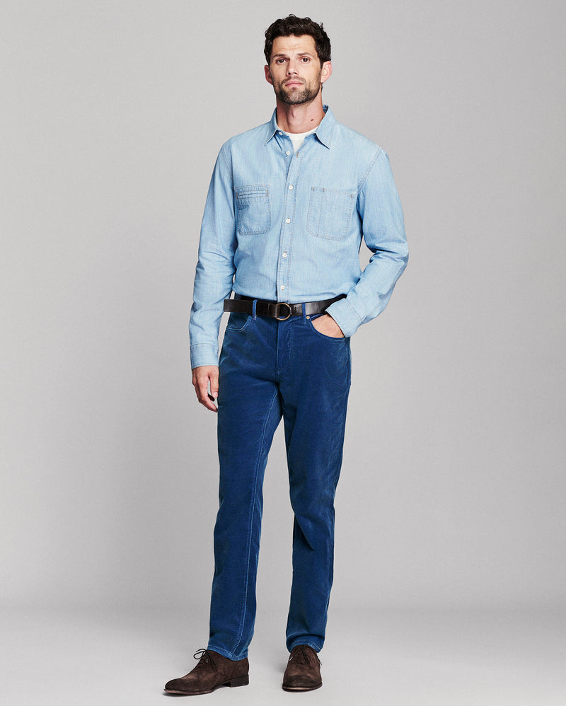 Indigo Corduroy Cochran Pant