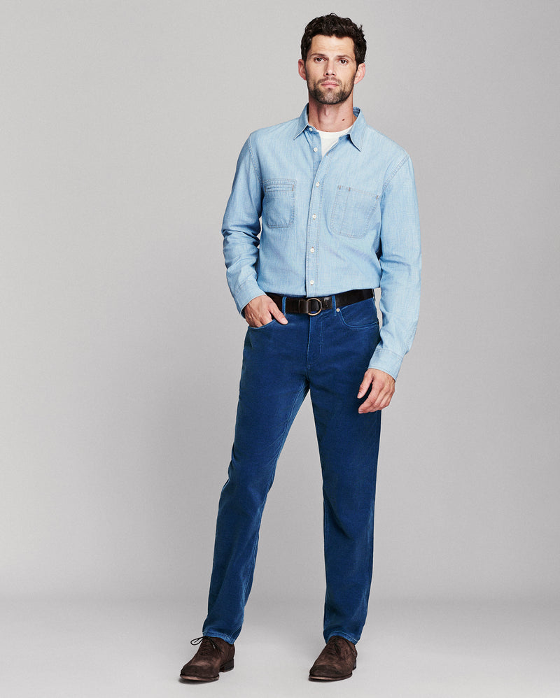 Indigo Corduroy Cochran Pant