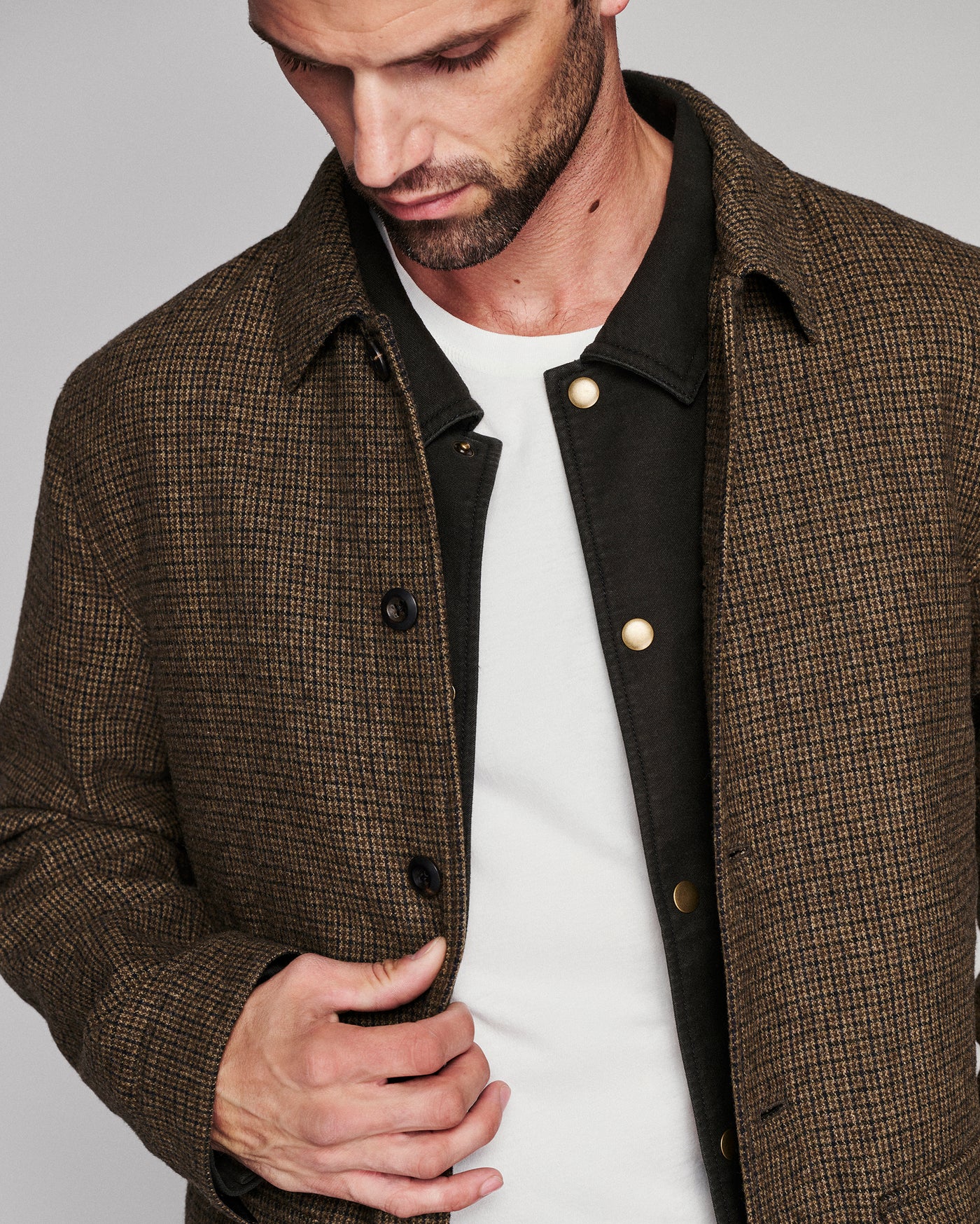 Houndstooth Bennet Overcoat