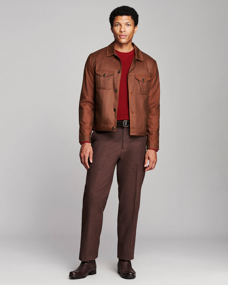 Waxed Herringbone Members Jacket