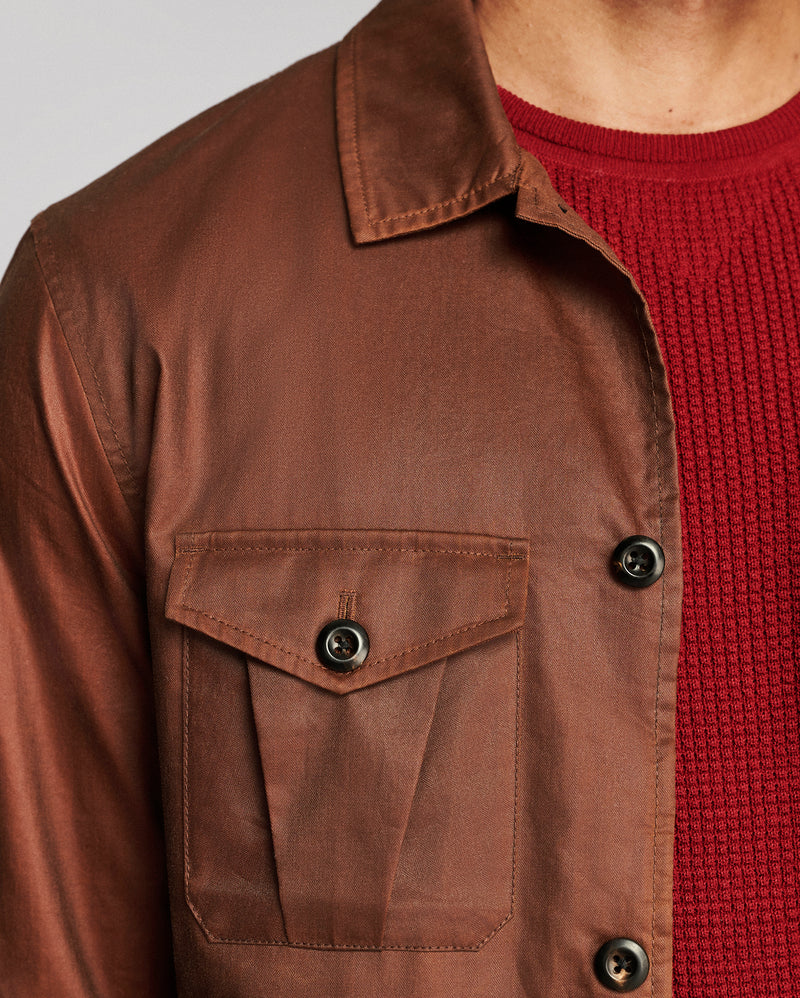 Waxed Herringbone Members Jacket