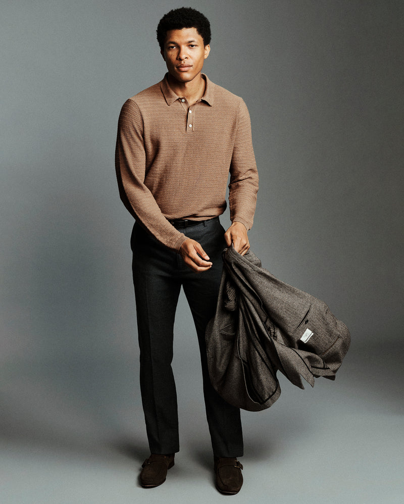Long Sleeve Lachlan Links Polo