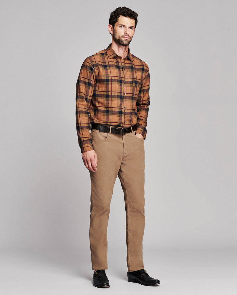 Textured Bold Plaid Pickwick Shirt