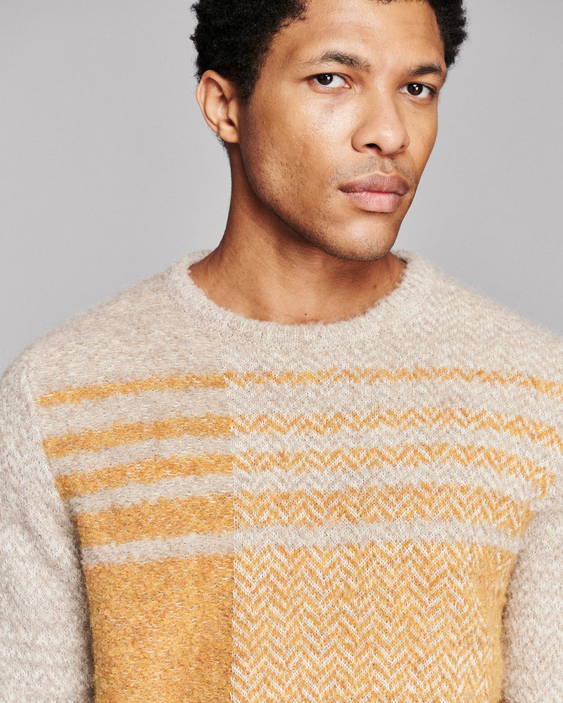 Boucle Archive Plaid Crew