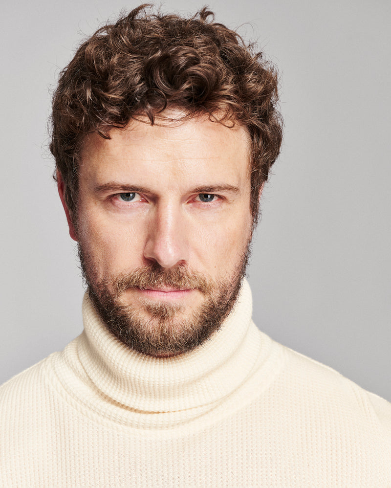 Numajiri Waffle Turtleneck