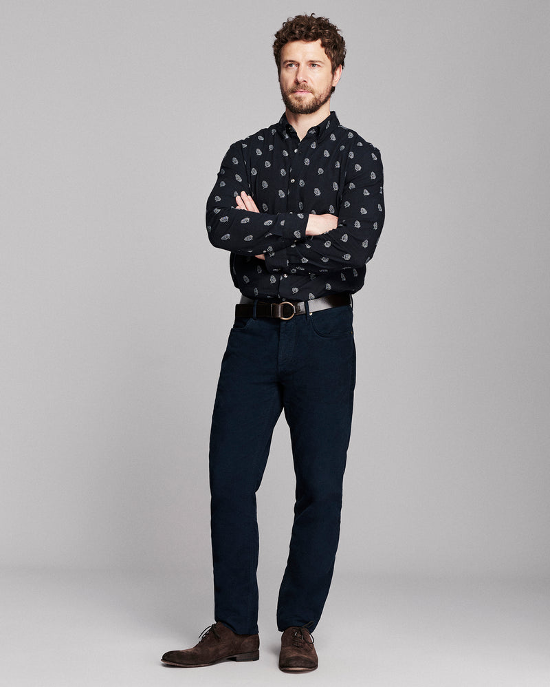 Pelican Paisley Jacquard Wilson Shirt