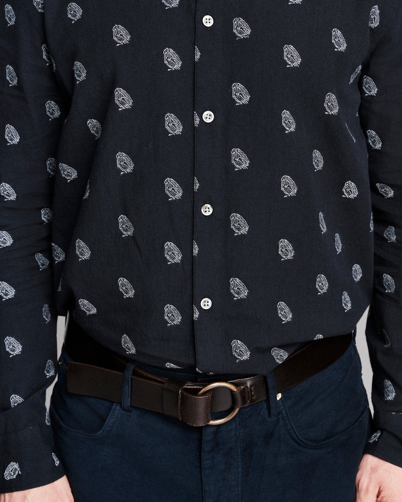 Pelican Paisley Jacquard Wilson Shirt