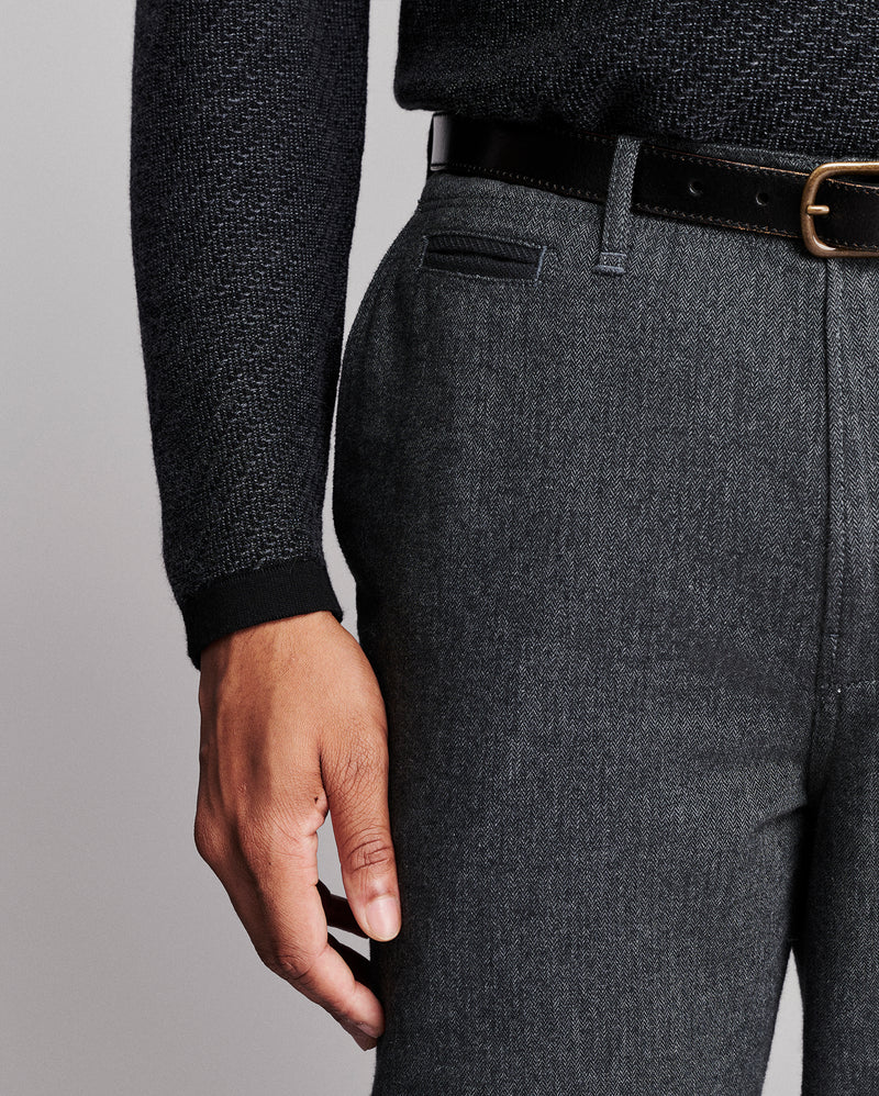 Step Jacquard Sweater Polo