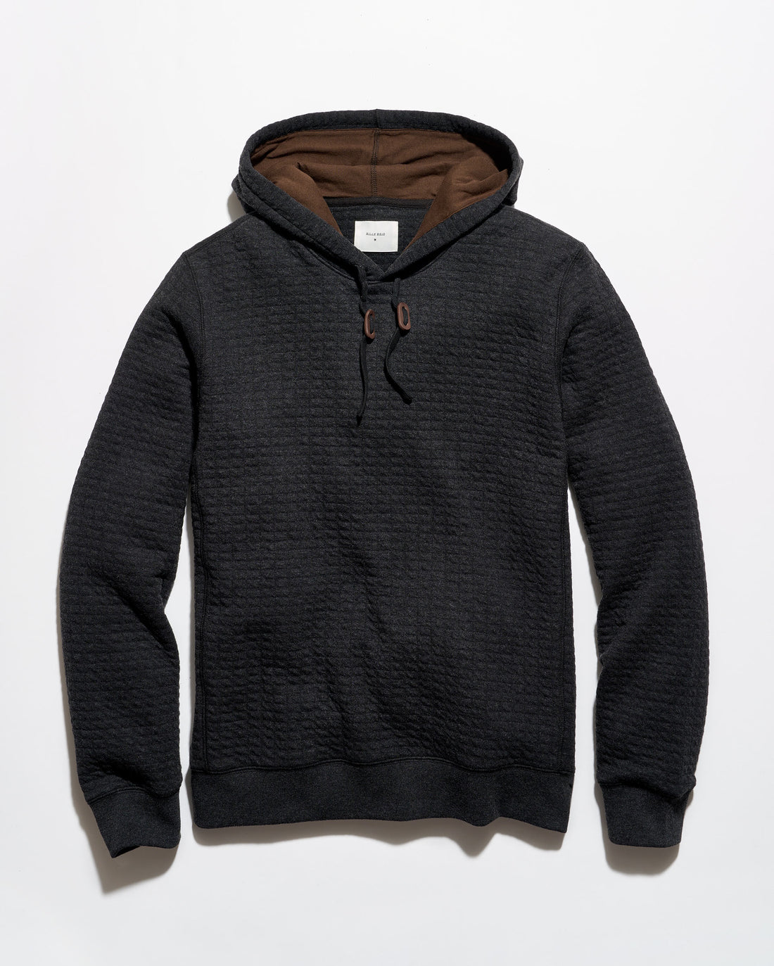 Box Quilt Hoodie Pullover