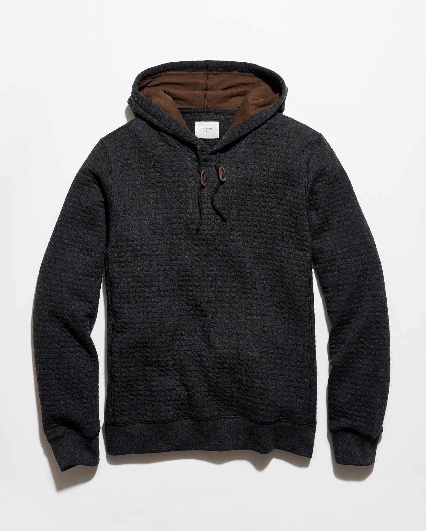 Box Quilt Hoodie Pullover