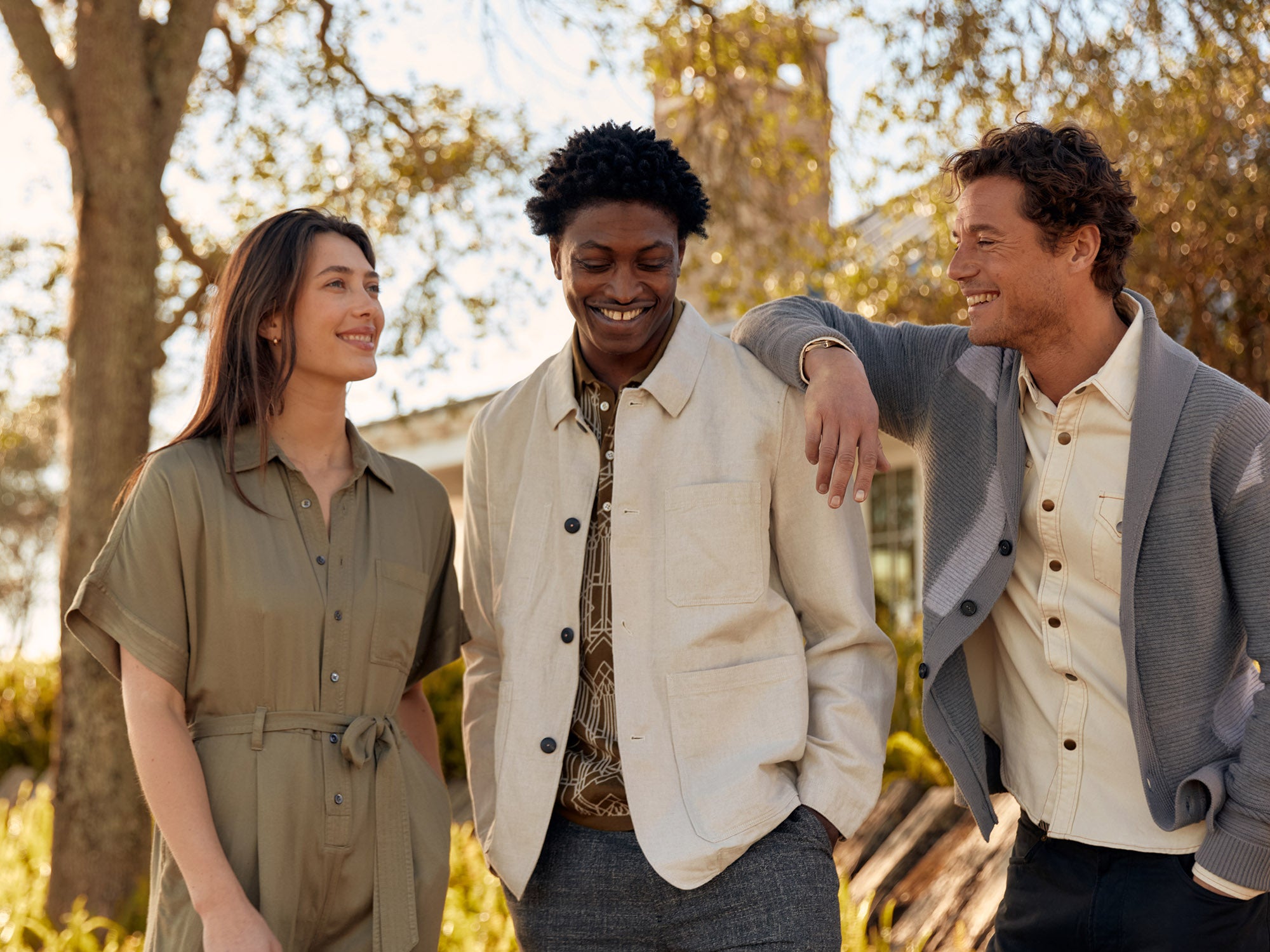Models wear Billy Reid pieces from the newest drop: Sanctuary