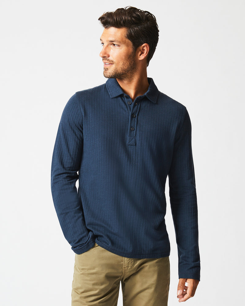 L/S Herringbone Polo