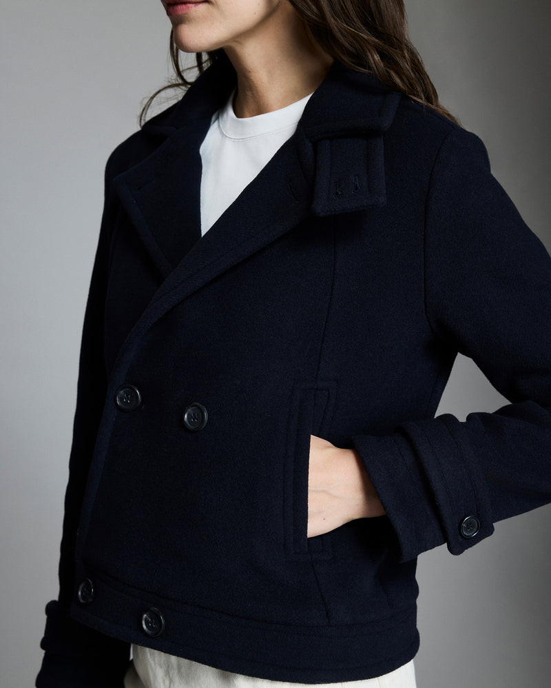 Cropped Peacoat