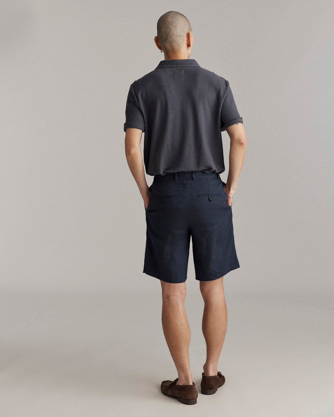Double Pleated Short