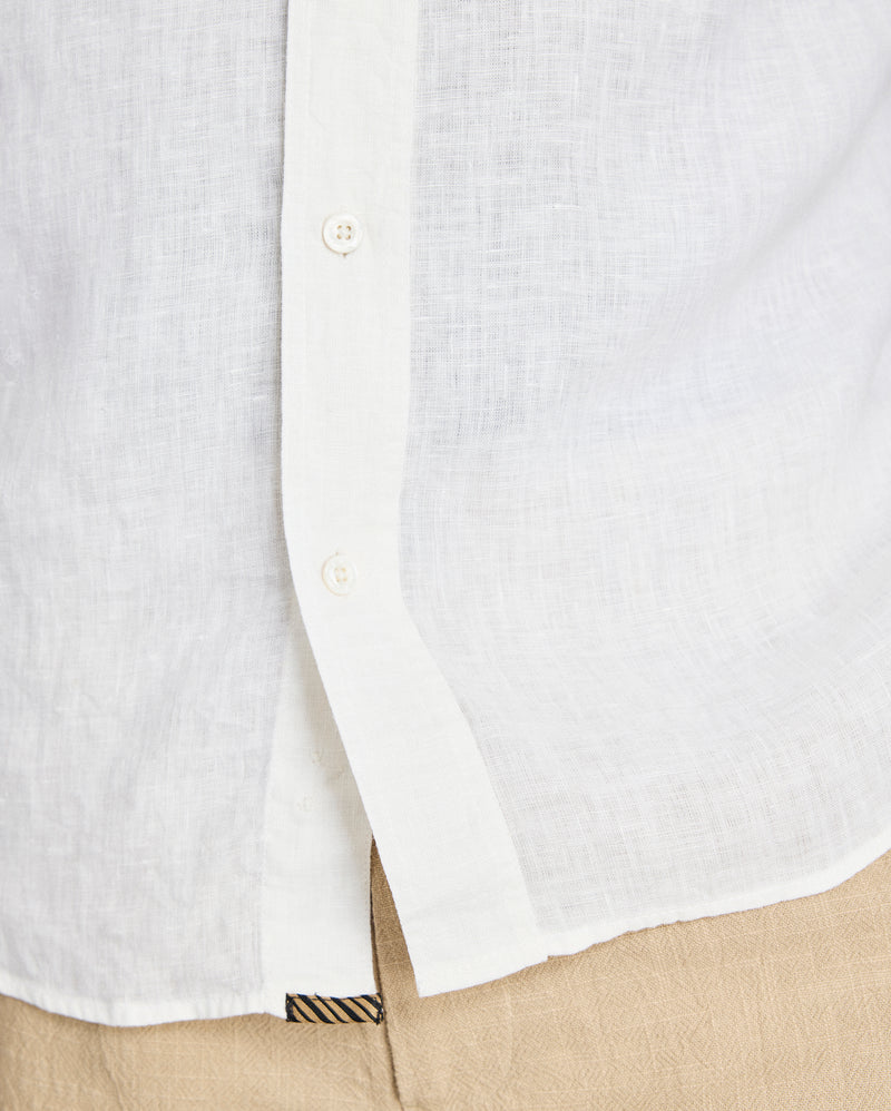 Short Sleeve Linen Tuscumbia Shirt Button Down