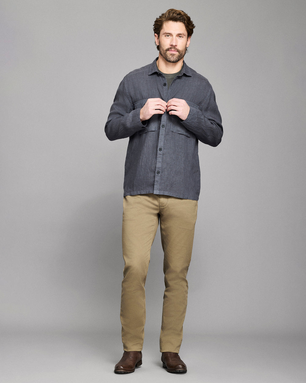 Linen Carpenter Overshirt