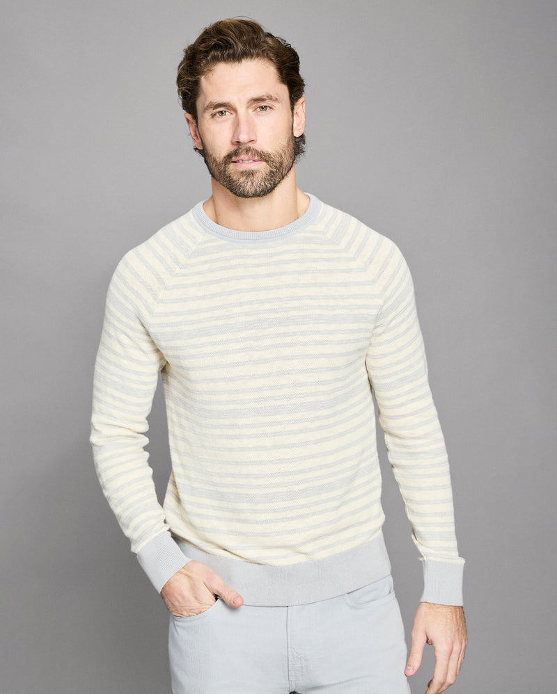 Raglan Stripe Crew