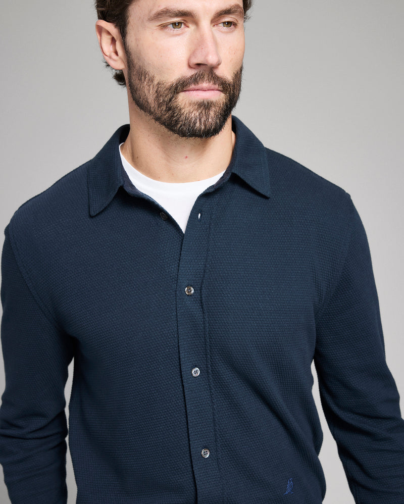 Long Sleeve Textured Yellowhammer Shirt