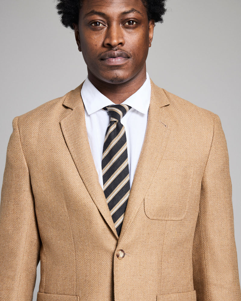 Hopsack Silk Wool Archie Jacket