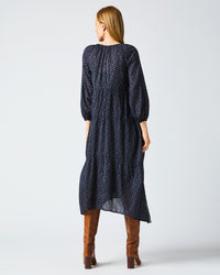 Petticoat Dress in Navy