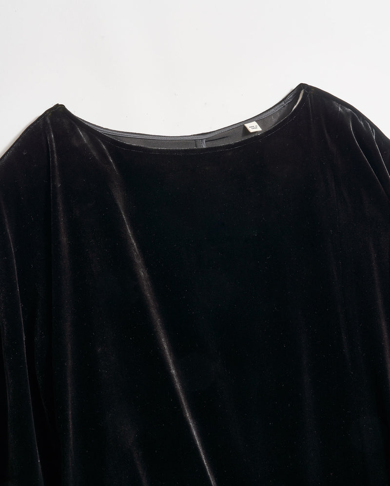 Velvet Tie Waist Dress