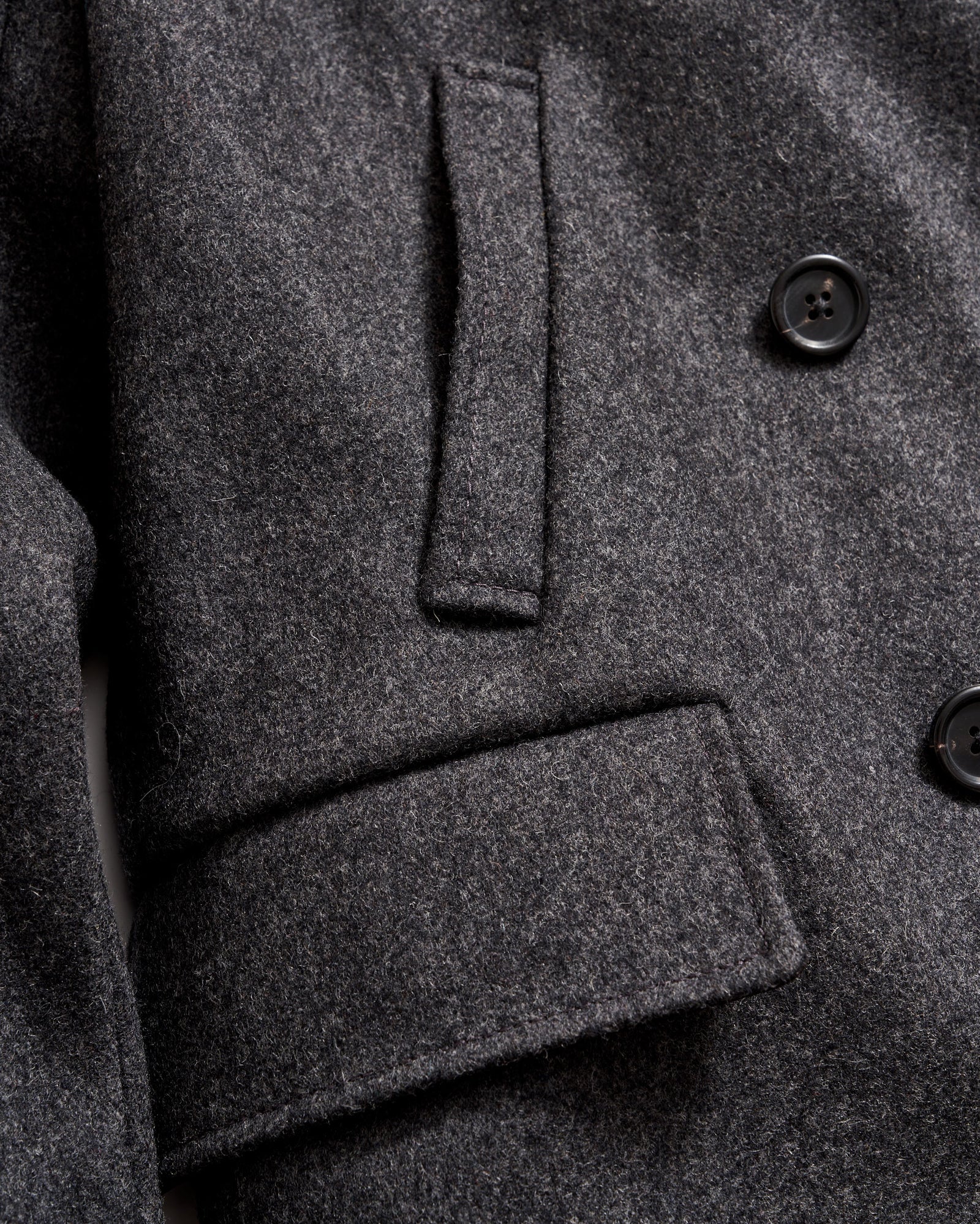 Bond Peacoat in Grey Heather
