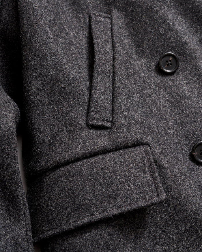 Bond Peacoat in Grey Heather