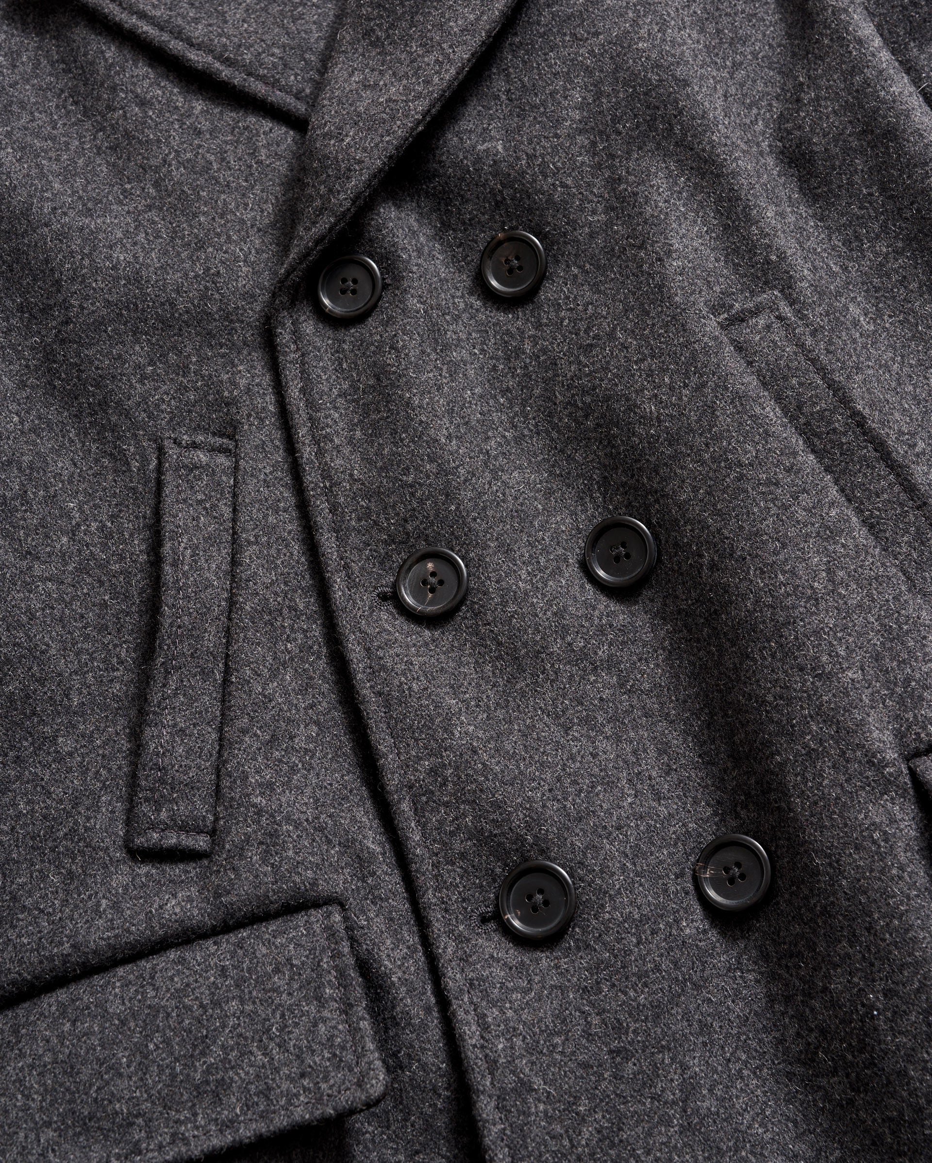Bond Peacoat in Grey Heather