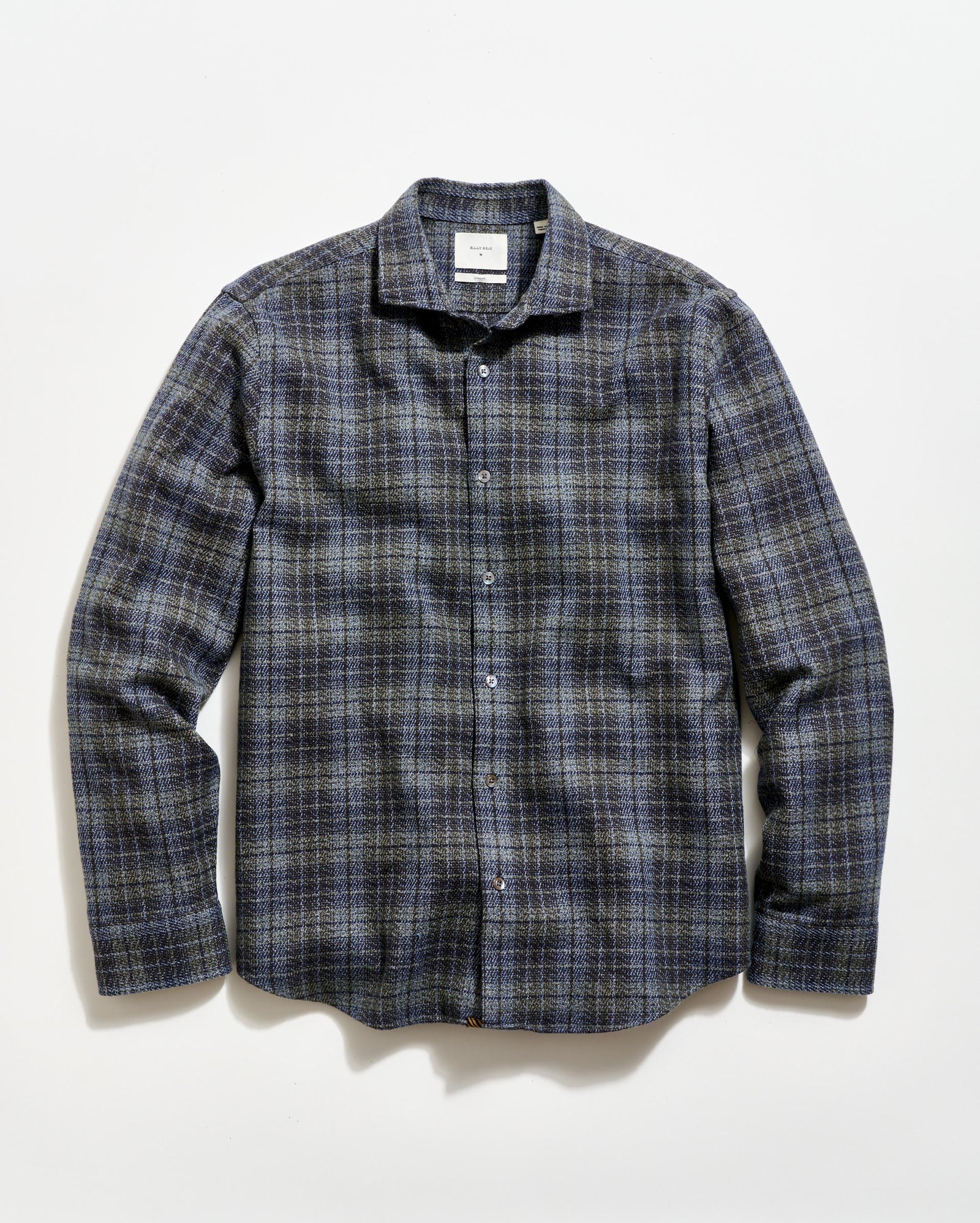 Plaid shirt on a white background