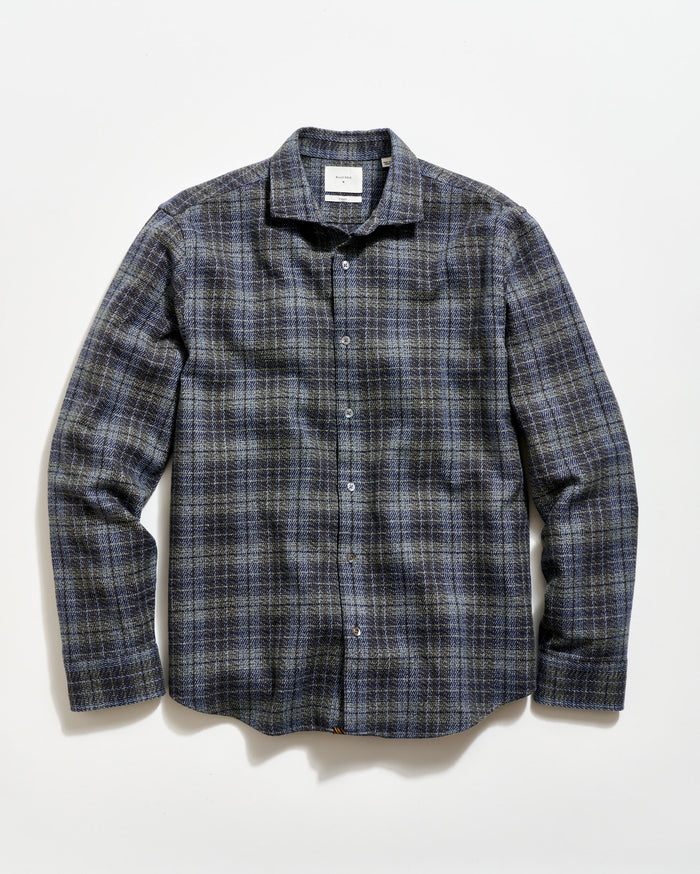 Plaid shirt on a white background