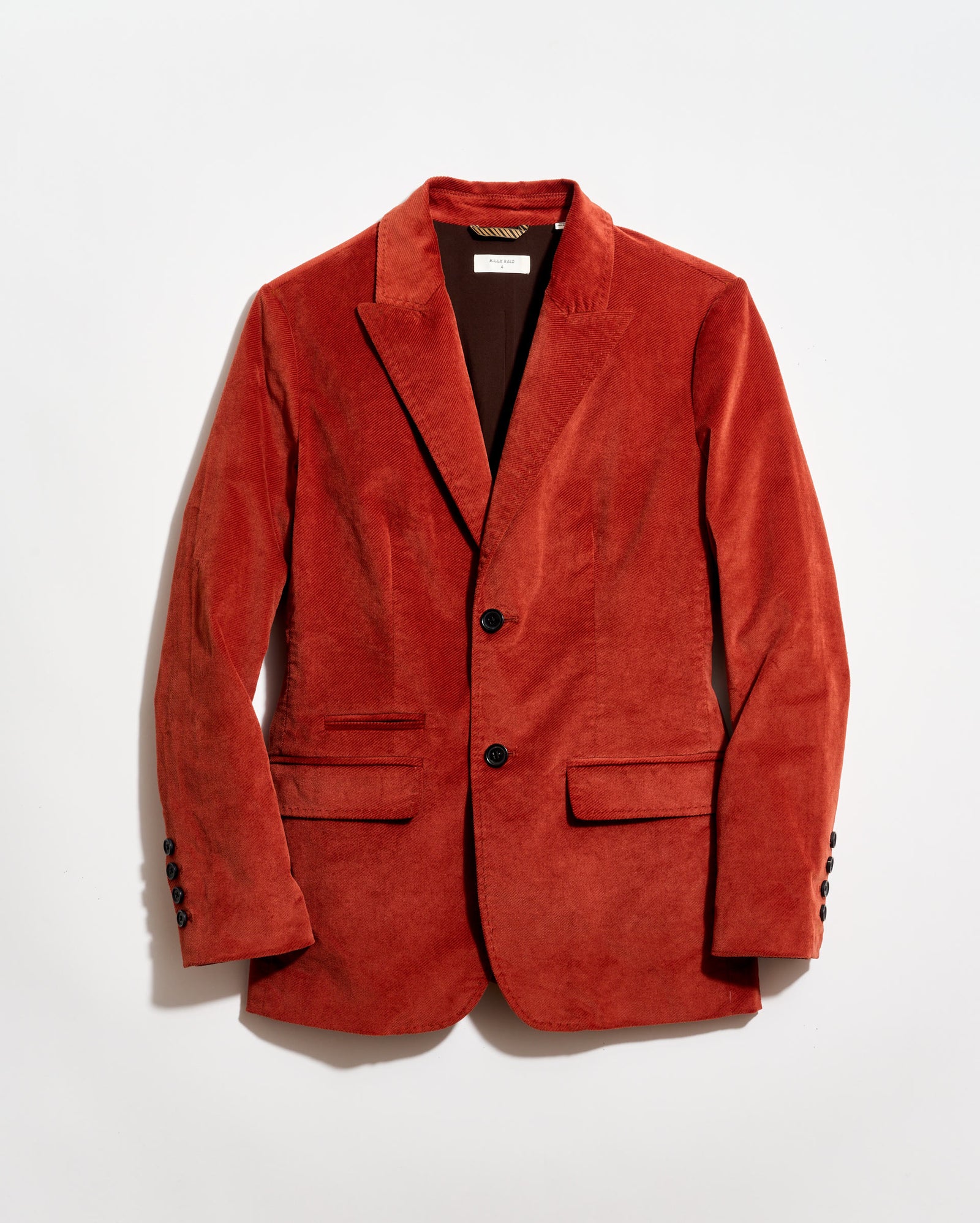 Velvet Twill Blazer in Cinnamon