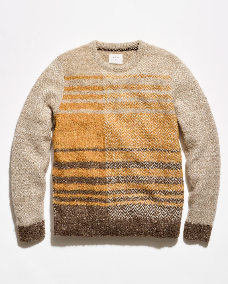 Boucle Archive Plaid Crew