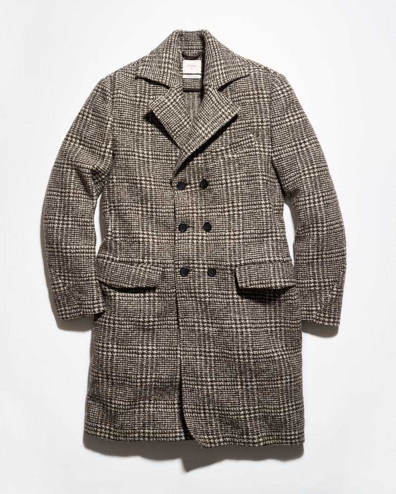 Glen Plaid Bowery Coat
