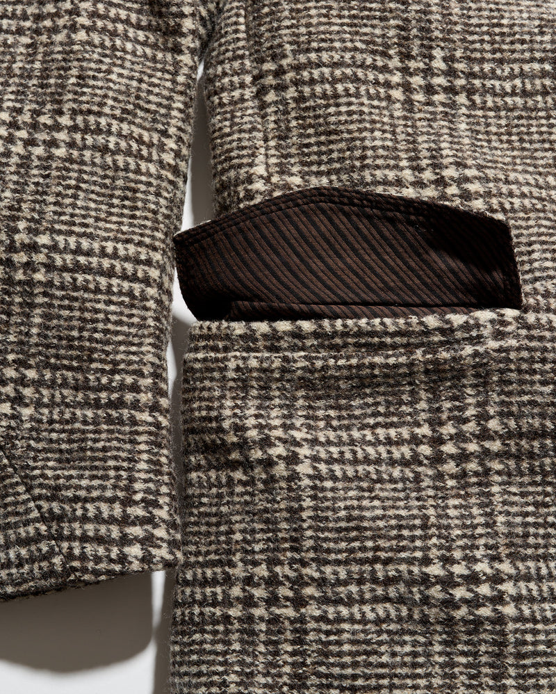 Glen Plaid Bowery Coat