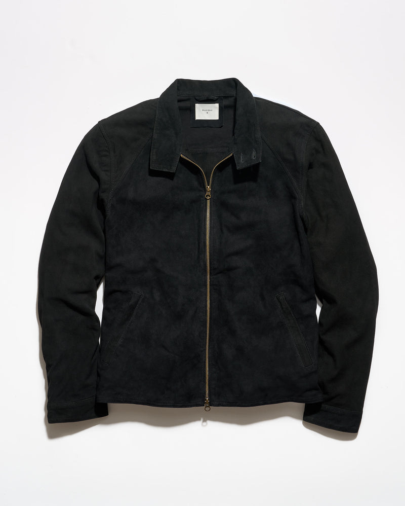 Suede Harrington Jacket