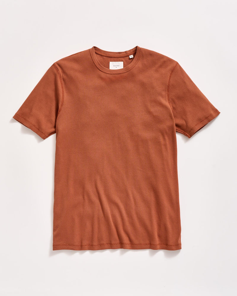 Short Sleeve Rib Crew