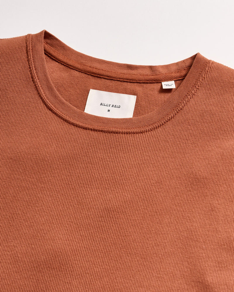 Short Sleeve Rib Crew