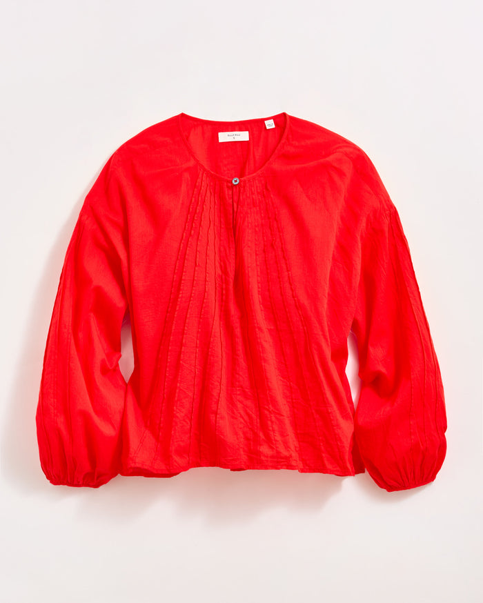 Sunray Pintuck Blouse