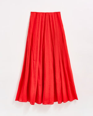 Sunray Pintuck Skirt