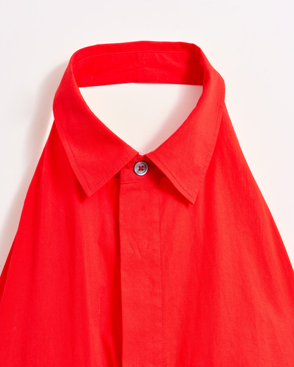 Poplin Halterneck Shirt Dress